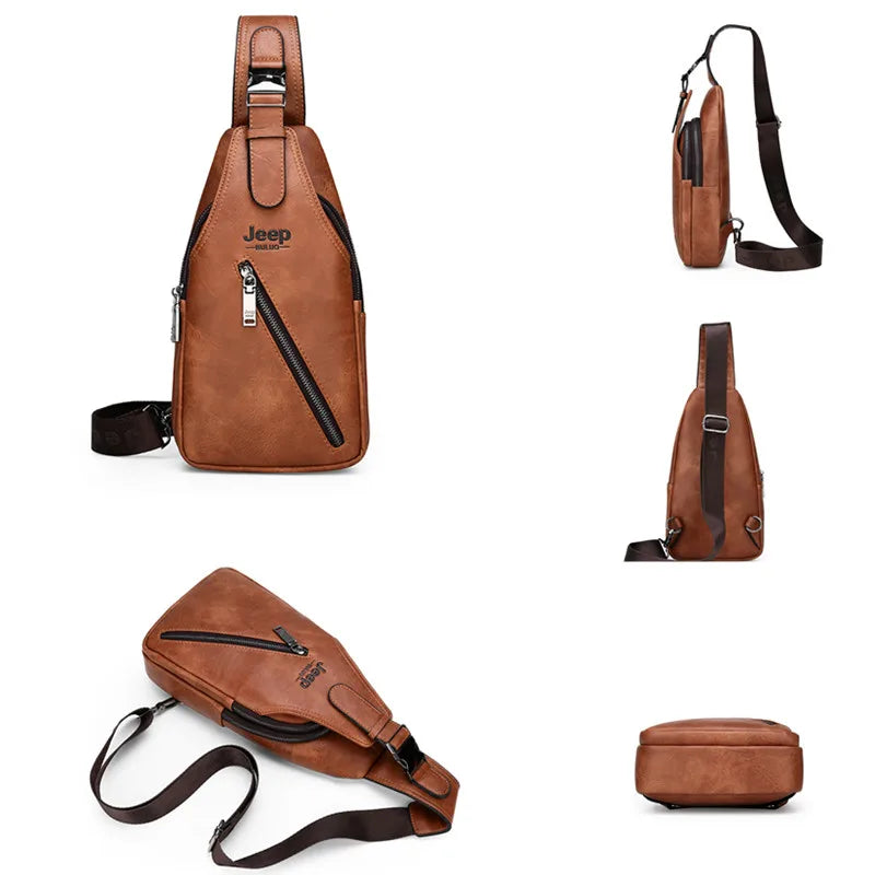 Axton Men’s Leather Crossbody Bag