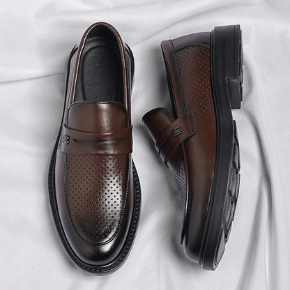 Alden Belmont Loafers in Leather