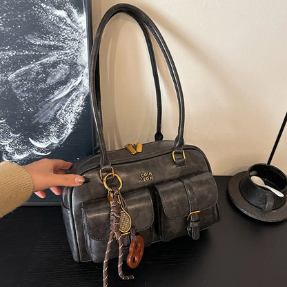 Loryane – Retro Leather Bag