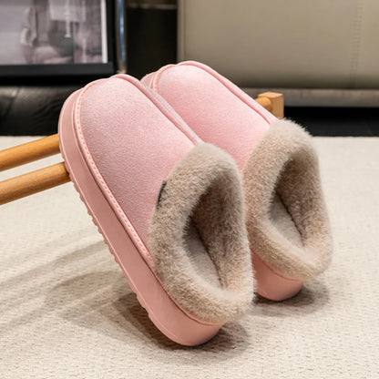 SnugHaven – Plush Comfort Winter Slippers
