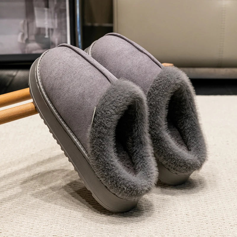 SnugHaven – Plush Comfort Winter Slippers