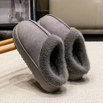 SnugHaven – Plush Comfort Winter Slippers