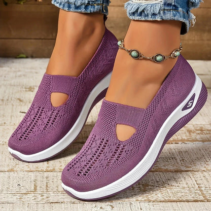 AirStride – Women's Knit Walking Shoes AirStride – Women's Knit Walking Shoes Shoes Field Purple US 6 / UK-AU 3.5 / EU 35 