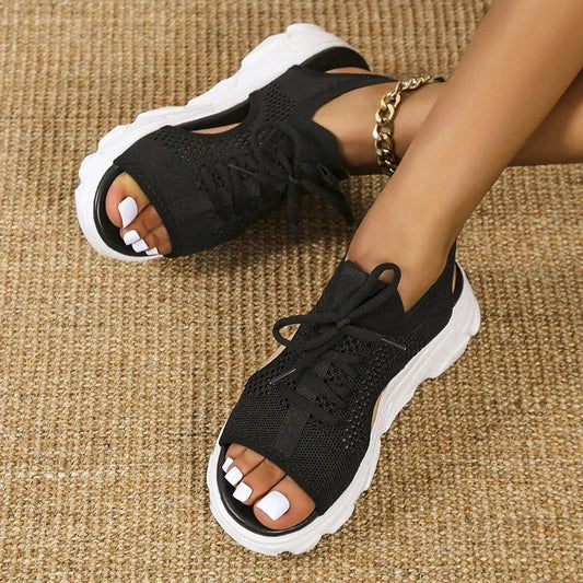 Breezely – Knit Summer Sandals Breezely – Knit Summer Sandals Shoes Field 