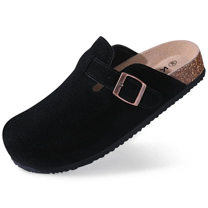 Comfort Suede and Cork Clogs Comfort Suede and Cork Clogs Shoes Field Black 3.5 UK/AU | 5.5 - 6 US | 36 EU 