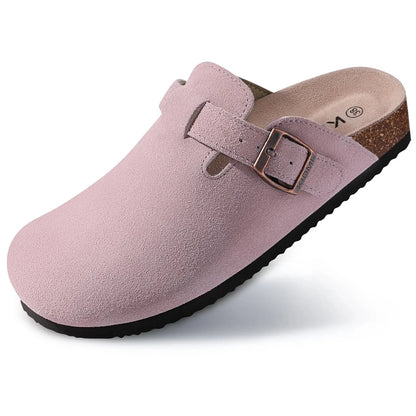 Comfort Suede and Cork Clogs Comfort Suede and Cork Clogs Shoes Field Pink 3.5 UK/AU | 5.5 - 6 US | 36 EU 
