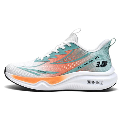 Cross-border plate-size carbon plate cushioned rebound sports casual shoes Men's shoes Lightweight running shoes Student physica Shoes Field bj-2369-baij 42 