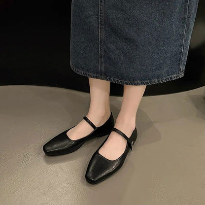 Éclat Charlotte – Elegant Square-Toe Mary Janes Éclat Charlotte – Elegant Square-Toe Mary Janes Shoes Field 