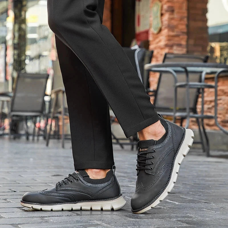 Empire Ultra Comfortable Leather Men's Sneakers Empire Ultra Comfortable Leather Men's Sneakers Shoes Field 