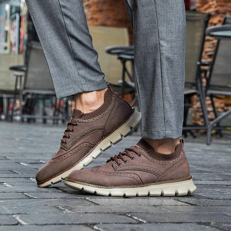 Empire Ultra Comfortable Leather Men's Sneakers Empire Ultra Comfortable Leather Men's Sneakers Shoes Field 