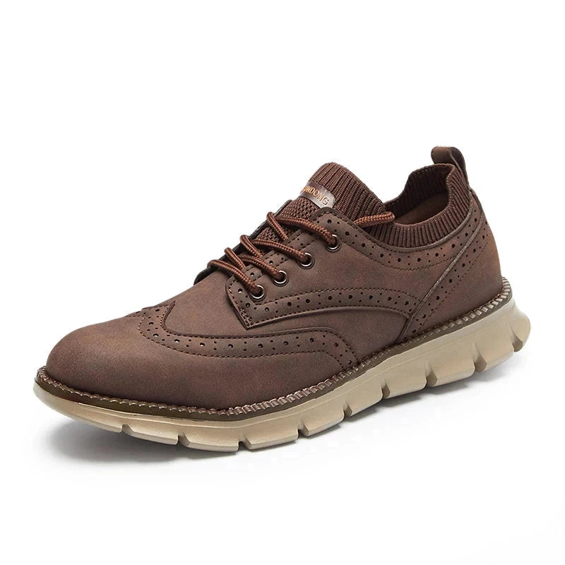 Empire Ultra Comfortable Leather Men's Sneakers Empire Ultra Comfortable Leather Men's Sneakers Shoes Field Coffee 7.5 US / 7 UK/AU 