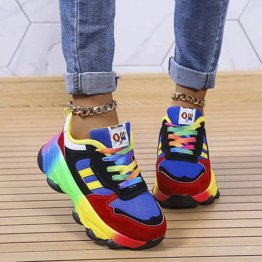 Ergonomic Color Vibe Sneakers Ergonomic Color Vibe Sneakers Shoes Field Blue US 6.5 / UK-AU 4 / EU 37 