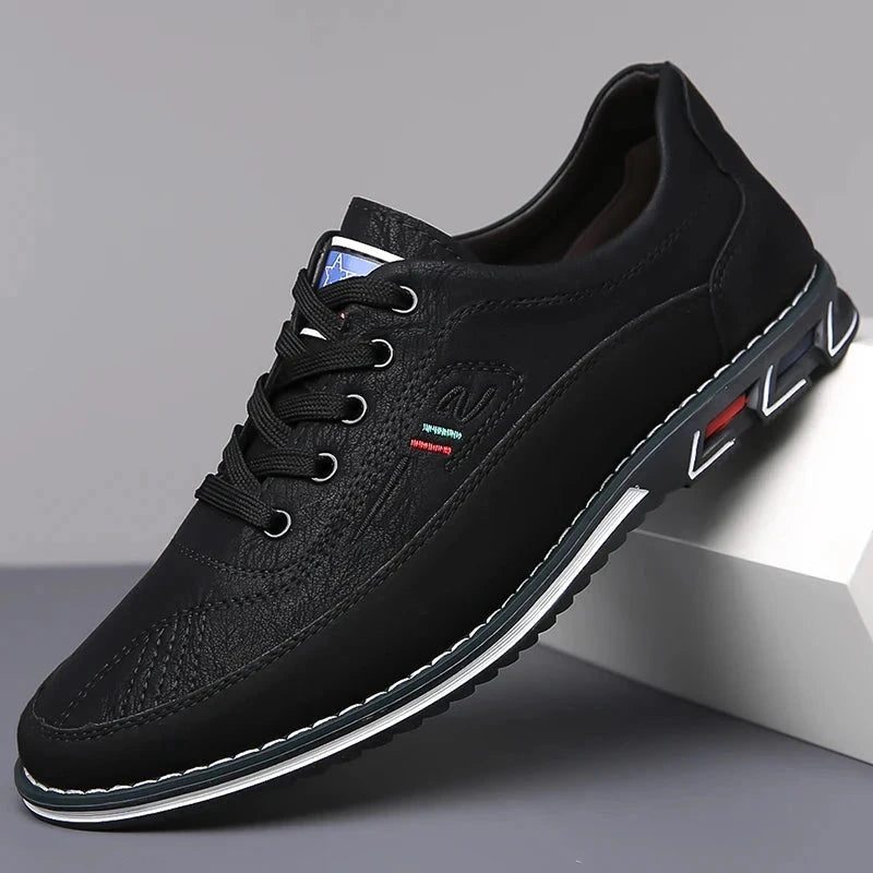 FoxConfort Men's Leather Shoes FoxConfort Men's Leather Shoes Shoes Field Black EU 38 / US 6.5 / UK/AU 5.5 