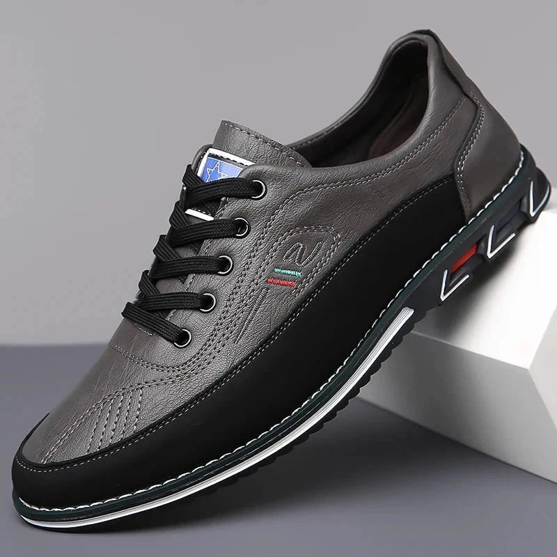 FoxConfort Men's Leather Shoes FoxConfort Men's Leather Shoes Shoes Field Grey EU 38 / US 6.5 / UK/AU 5.5 