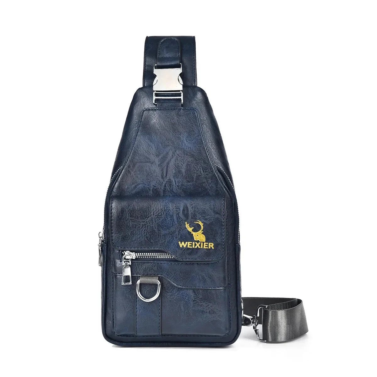 Halstead – Vintage Leather Crossbody Bag Halstead – Vintage Leather Crossbody Bag Shoes Field Blue 