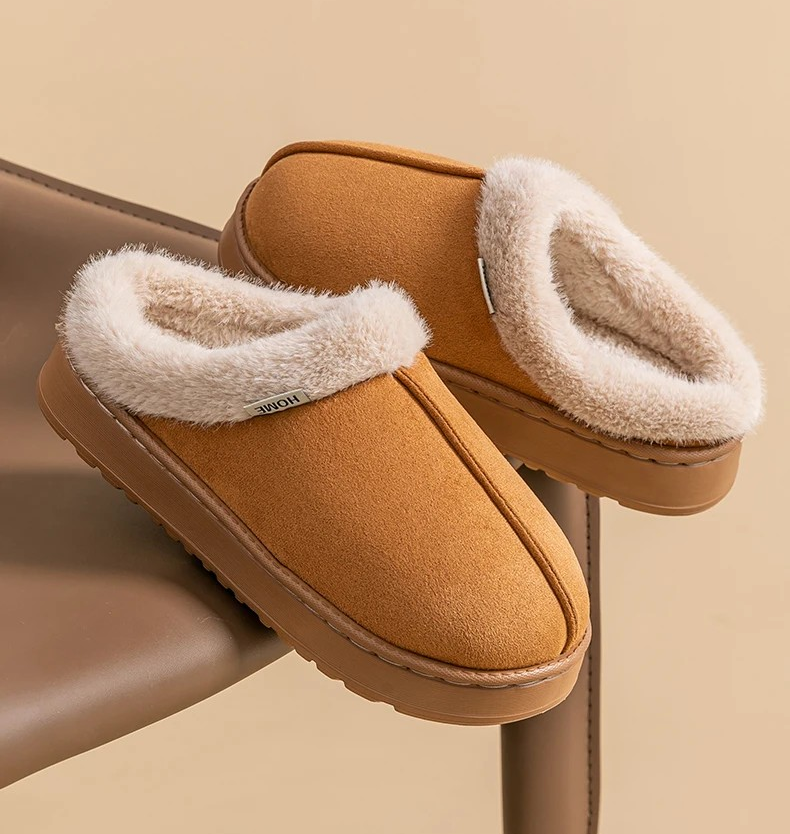 SnugHaven – Plush Comfort Winter Slippers