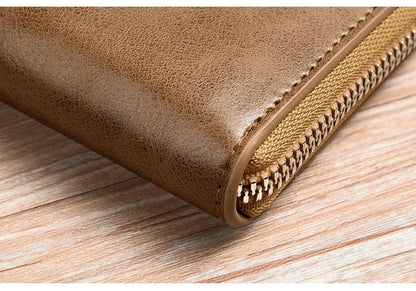 Leather Zipper Wallet (RFID Protection) Leather Zipper Wallet (RFID Protection) Shoes Field 