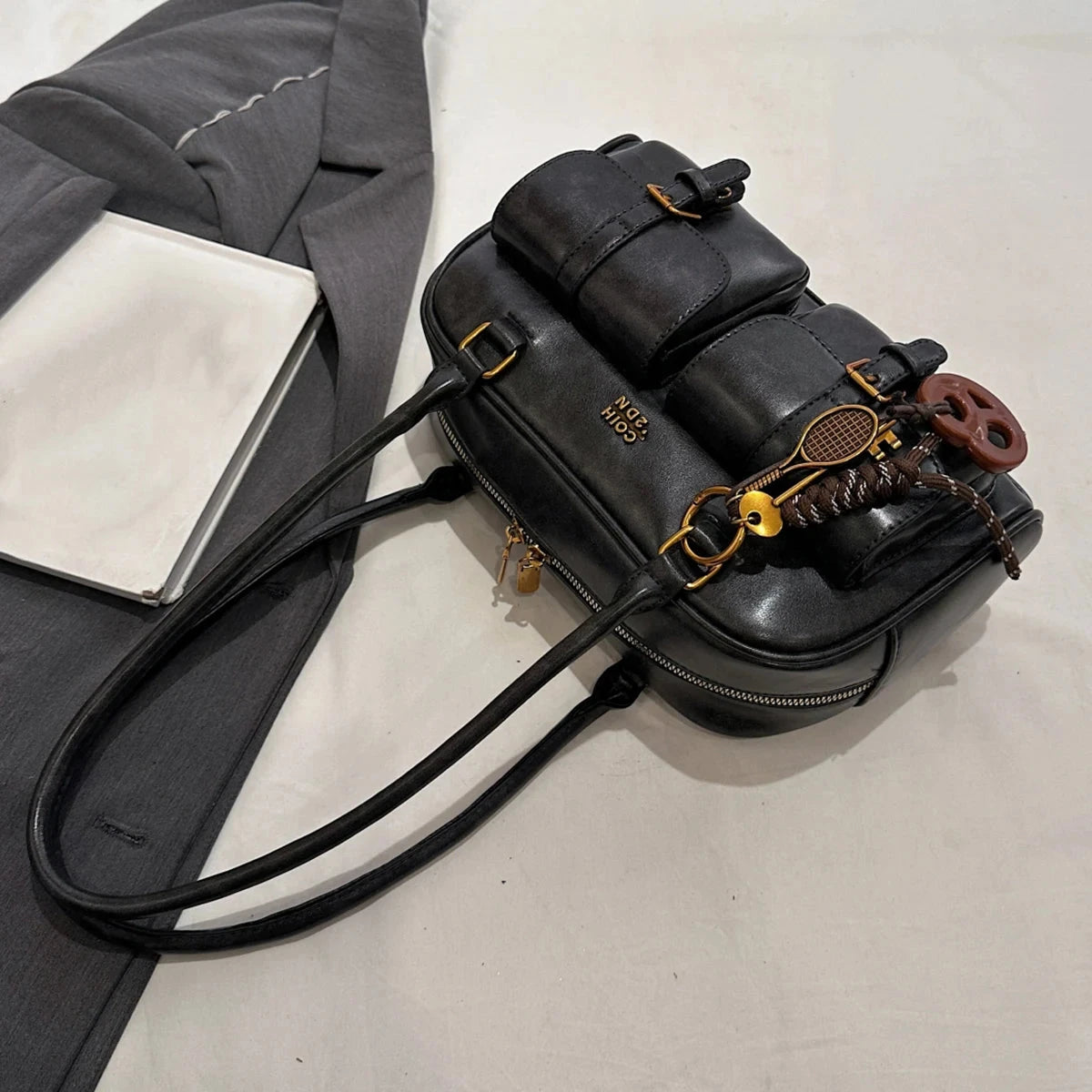 Loryane – Retro Leather Bag Loryane – Retro Leather Bag Shoes Field 