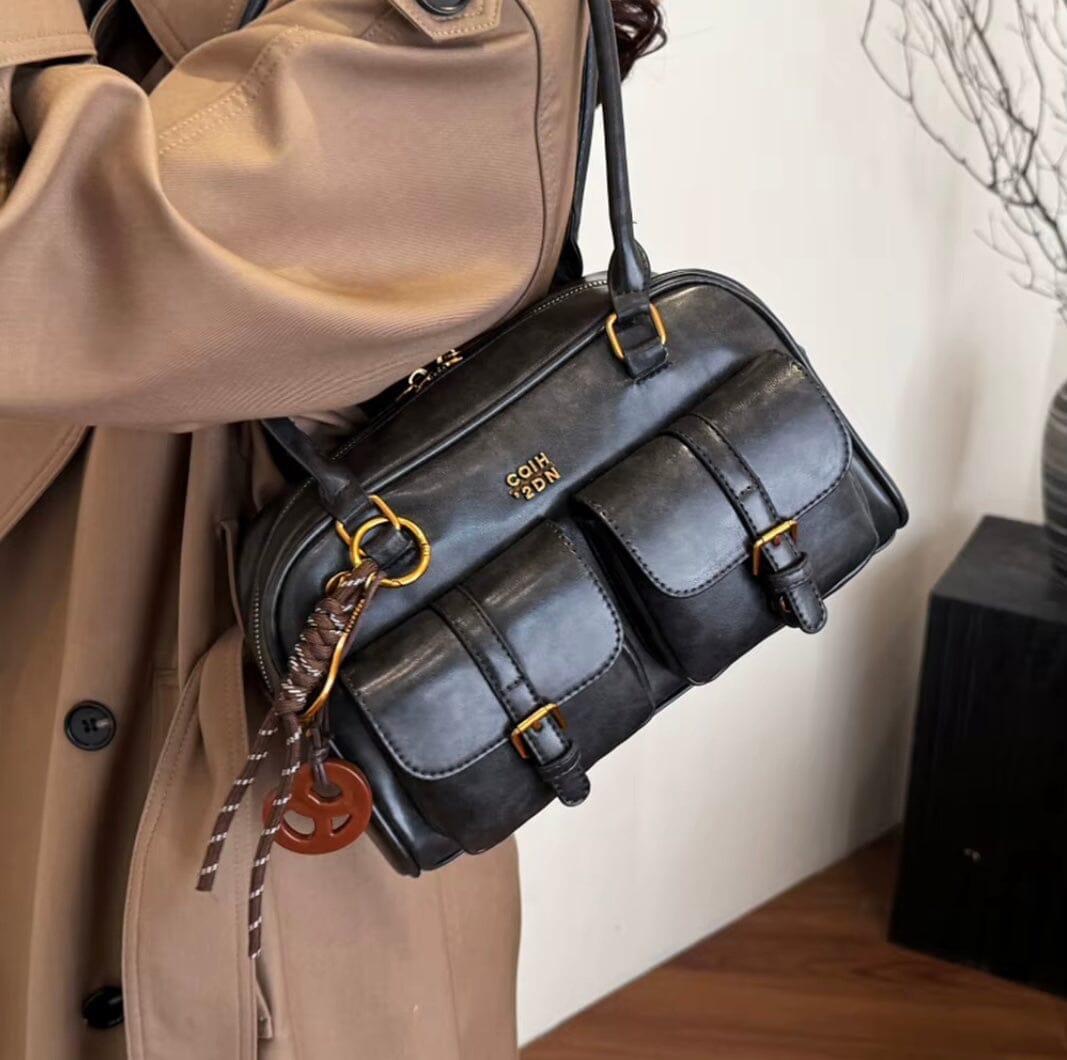 Loryane – Retro Leather Bag Loryane – Retro Leather Bag Shoes Field 