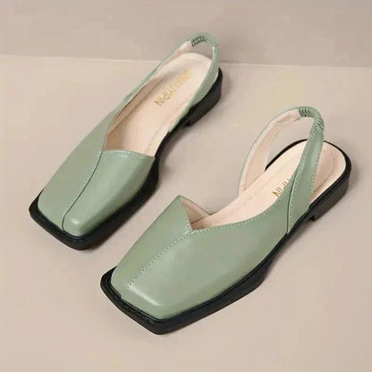 Sophia Leather Slip-On Mary Janes