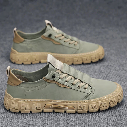Men Casual Shoes Breathable Ice Silk Canvas Shoes Loafers Sneakers Outdoor Comfort Slip on Flat Vulacnized Shoes Shoes Field green 39 