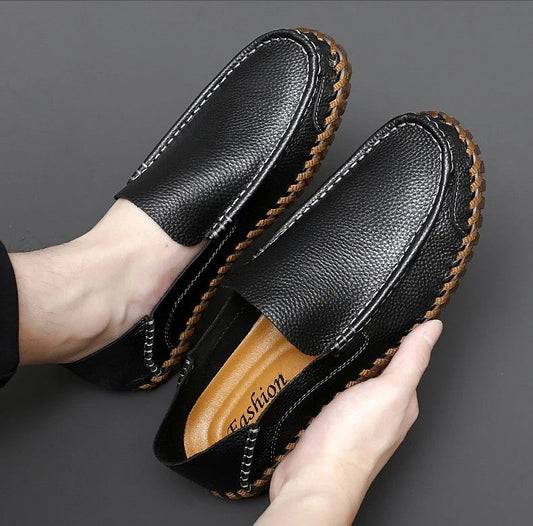 Men's Leather Moccasins - Luxe Bellagio Men's Leather Moccasins - Luxe Bellagio Shoes Field 