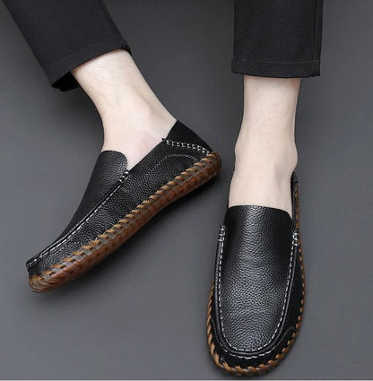 Men's Leather Moccasins - Luxe Bellagio Men's Leather Moccasins - Luxe Bellagio Shoes Field 