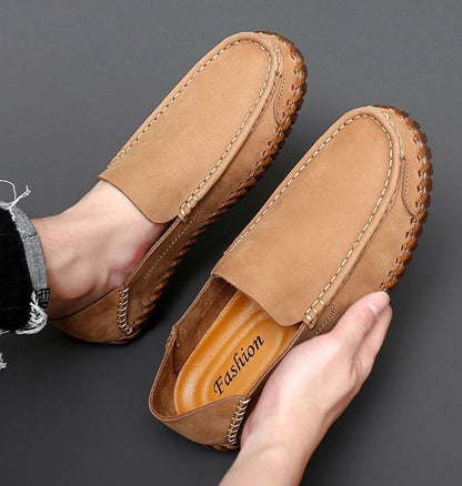 Men's Leather Moccasins - Luxe Bellagio Men's Leather Moccasins - Luxe Bellagio Shoes Field 