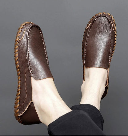 Men's Leather Moccasins - Luxe Bellagio Men's Leather Moccasins - Luxe Bellagio Shoes Field 
