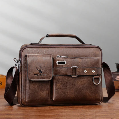 Montclair – Men’s Vintage Leather Bag Montclair – Men’s Vintage Leather Bag Shoes Field Deep brown 