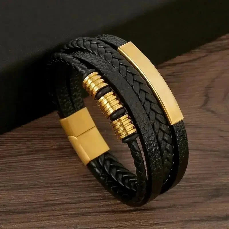 Noctis Brace – Elegant Men’s Leather Bracelet Noctis Brace – Elegant Men’s Leather Bracelet Shoes Field 