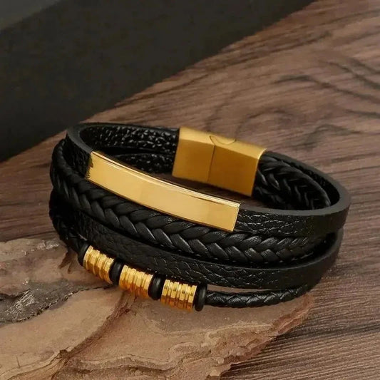 Noctis Brace – Elegant Men’s Leather Bracelet Noctis Brace – Elegant Men’s Leather Bracelet Shoes Field 
