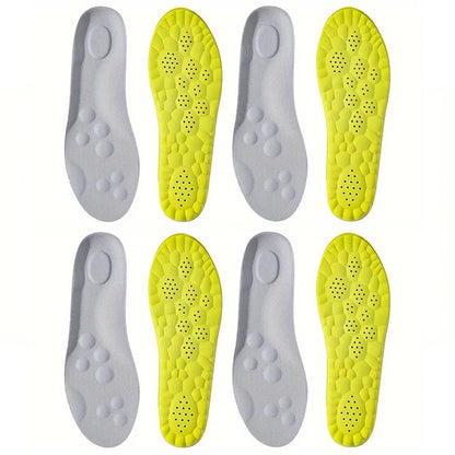 ShockEase – High Elasticity Padded Sports Insoles ShockEase – High Elasticity Padded Sports Insoles Shoes Field 4 Pairs - Yellow EU 35–36 / US 3.5 – 4 / UK-AU 3 – 3.5 