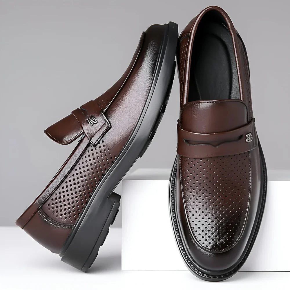 Alden Belmont Loafers in Leather