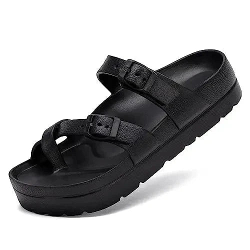 Steplya Lyn – Toe Loop Platform Sandals Steplya Lyn – Toe Loop Platform Sandals Shoes Field 