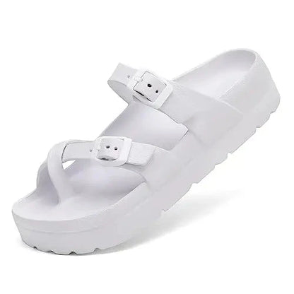 Steplya Lyn – Toe Loop Platform Sandals Steplya Lyn – Toe Loop Platform Sandals Shoes Field White US 6 / UK-AU 3.5 / EU 36 