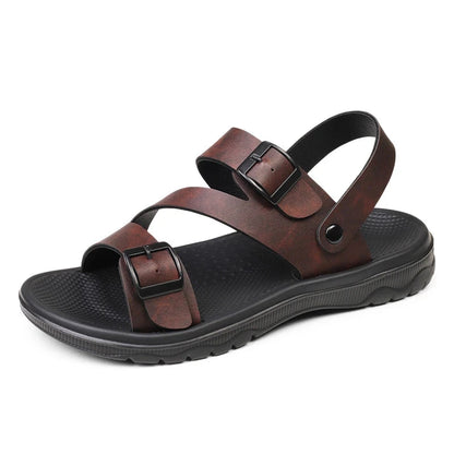 Stravon – Men’s Casual Leather Sandals Stravon – Men’s Casual Leather Sandals Shoes Field 