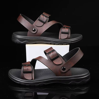 Stravon – Men’s Casual Leather Sandals Stravon – Men’s Casual Leather Sandals Shoes Field 