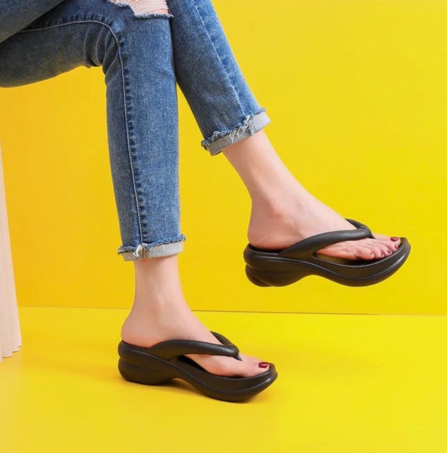 Summer Platform Sandals - PalmSteps Summer Platform Sandals - PalmSteps Shoes Field 
