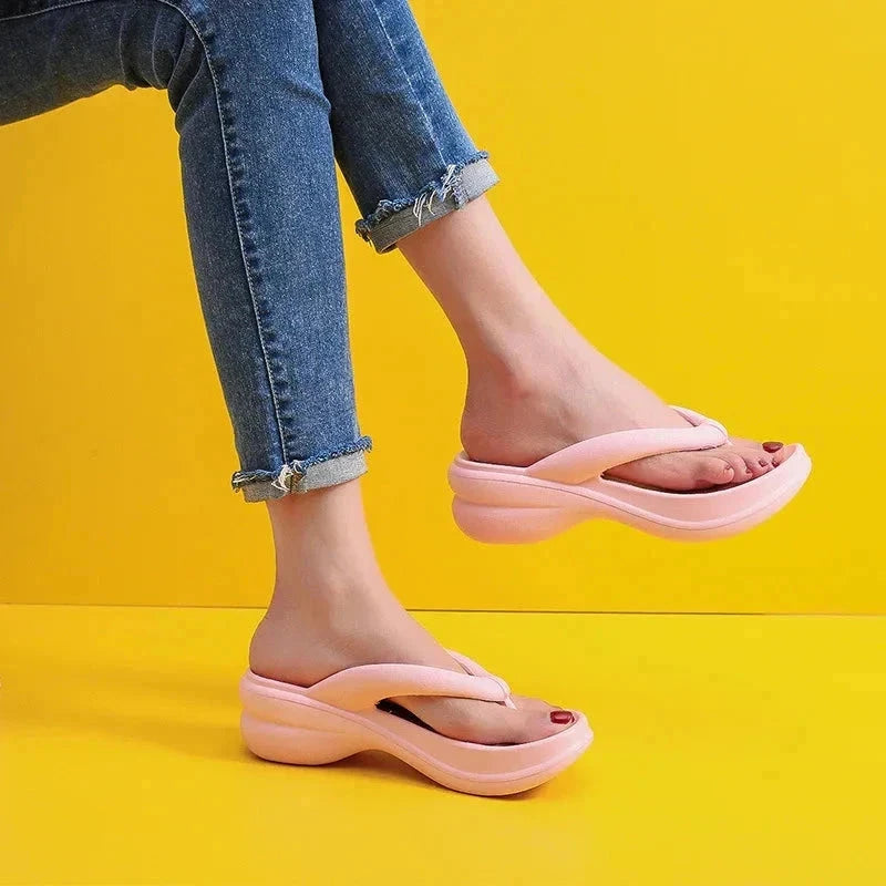 Summer Platform Sandals - PalmSteps Summer Platform Sandals - PalmSteps Shoes Field Pink US 5–6 / UK-AU 3–4 / EU 35–36 