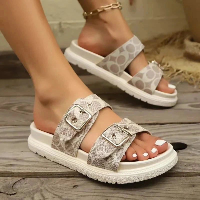 TrapMavelle – Stylish Double Strap Platform Sandals TrapMavelle – Stylish Double Strap Platform Sandals Shoes Field 