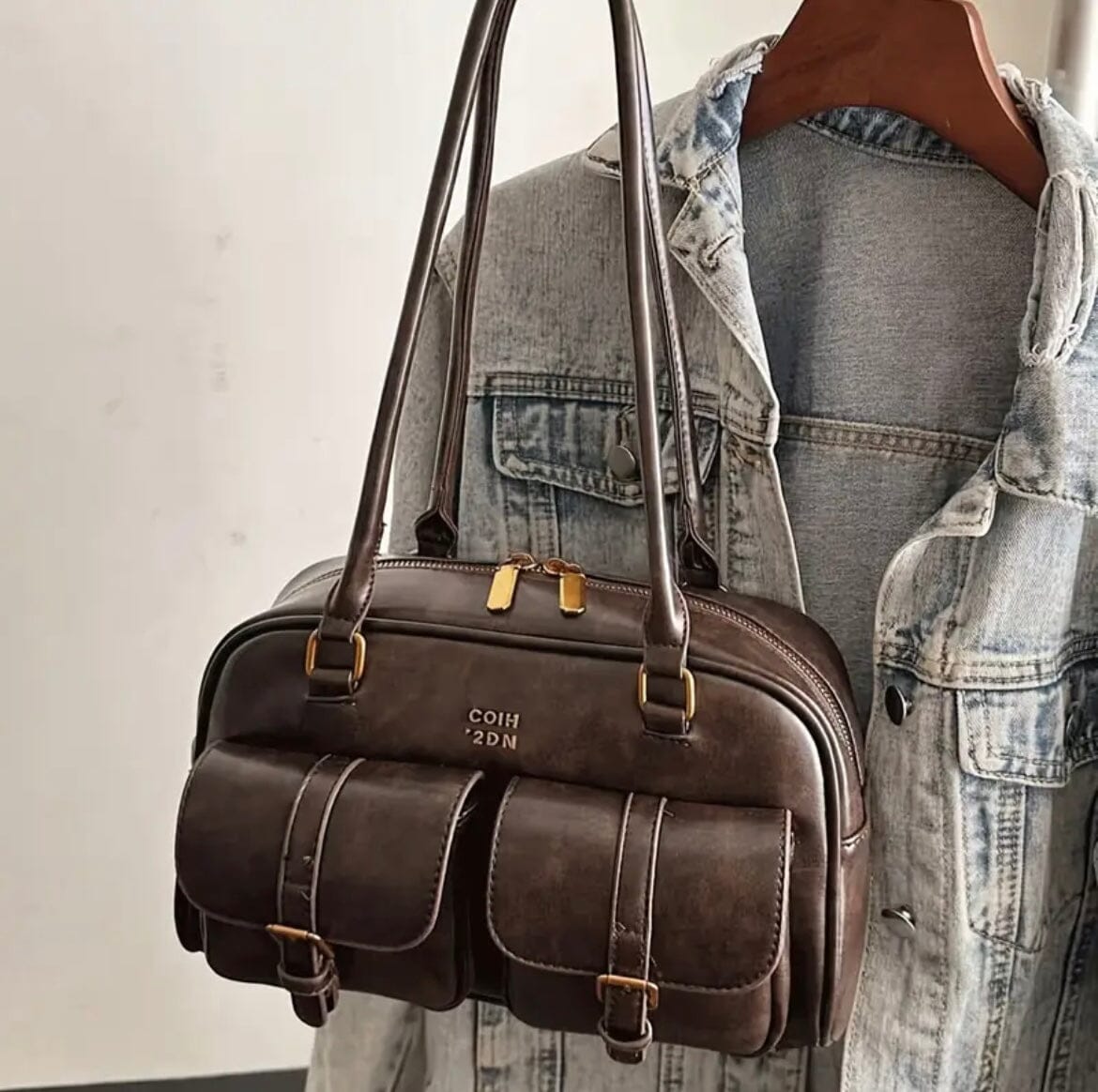 Loryane – Retro Leather Bag