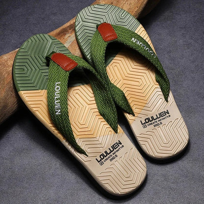 WaveStep – Men's Summer Flip Flops WaveStep – Men's Summer Flip Flops Shoes Field Green US 7 / UK-AU 6.5 / EU 40 